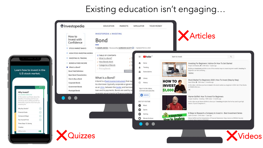 Existing education isn't engaging