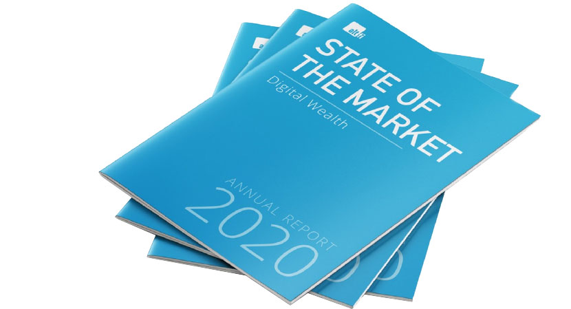 Pile of State of the Market, Digital Wealth, 2020 Annual Reports