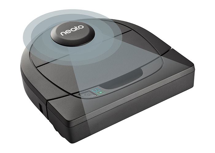 One of the nifty Neato vacuum robots