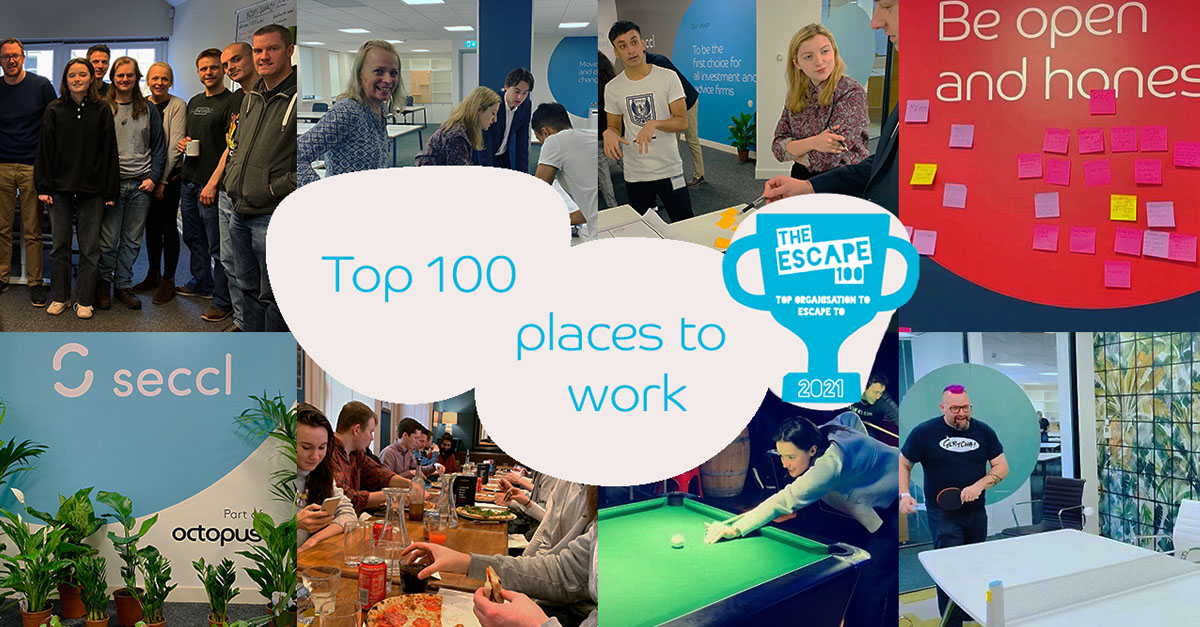 It’s official… we’re one of top 100 places to work! Seccl.tech
