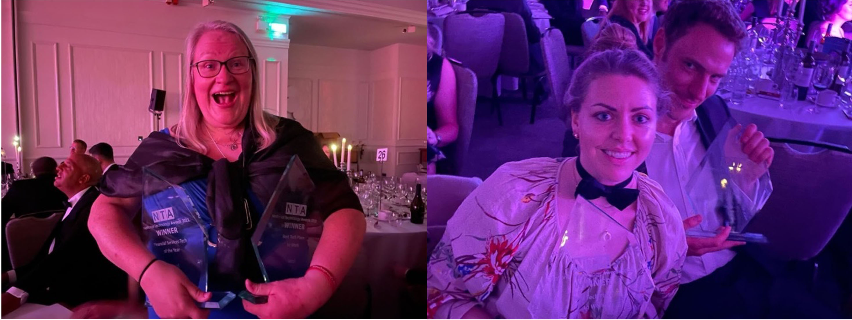 Lorraine Pearce (left) is one of our Engineering Managers, and a STEM ambassador. On the right is Audrey Hayes and Alex Cox (Software Developer).