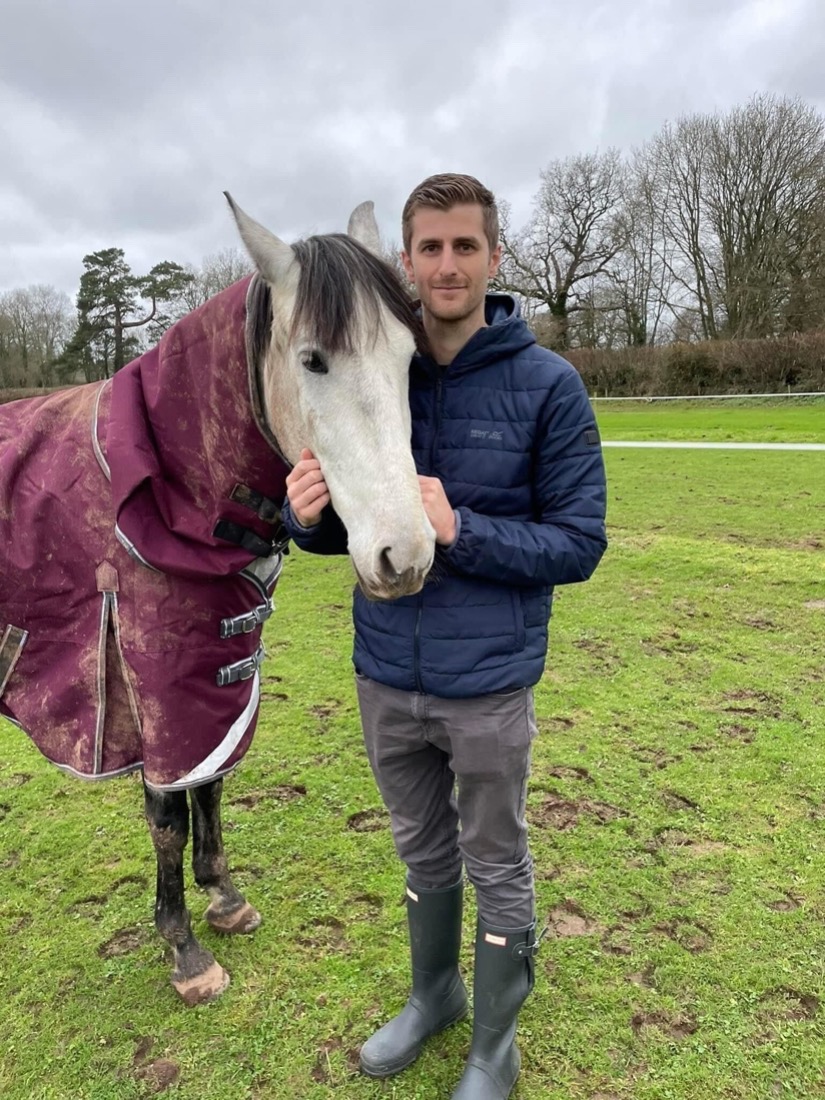 Jon with his Andalusian horse, Naco