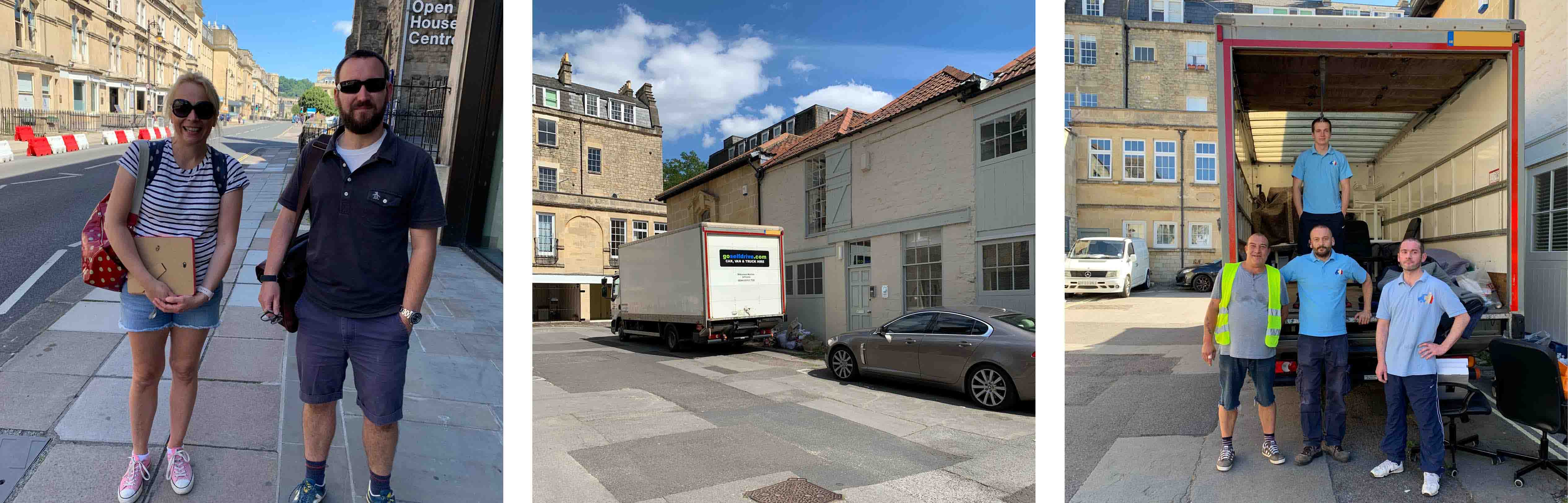 James and Rebecca oversaw the Seccl office move from Pulteney Mews to Manvers Street...