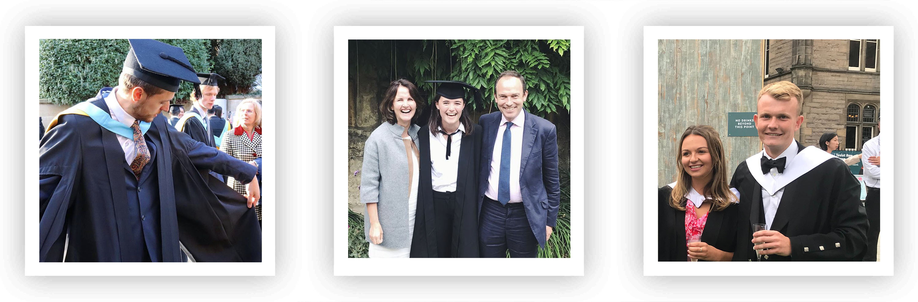 JJ, Annabel and James – some of our recent grad joiners