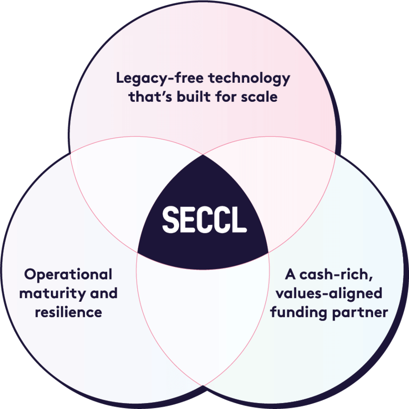Seccl's custody solution diagram