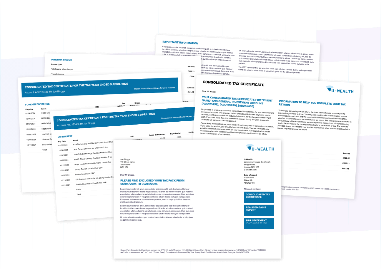 Client reporting periodic reporting